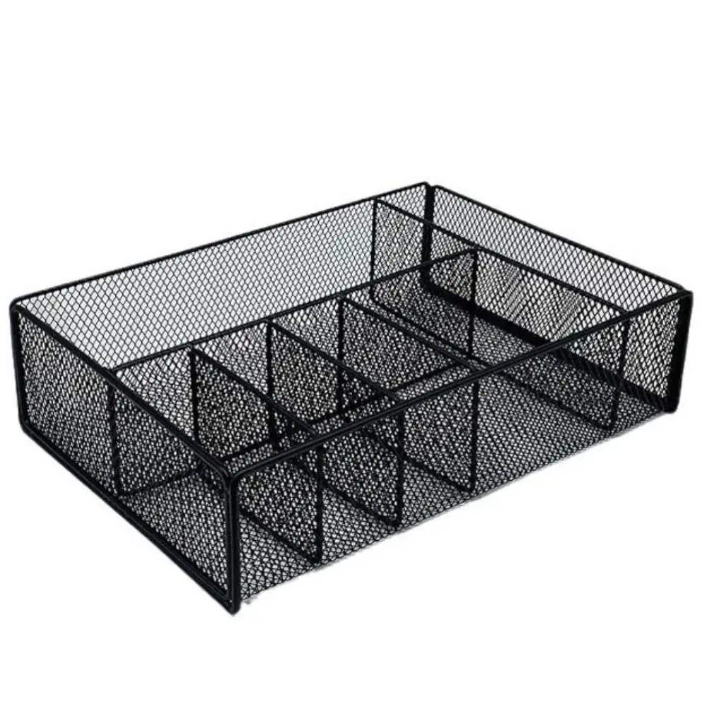 Paper Basket Mesh - Black Metal Storage Basket Mesh Hollow