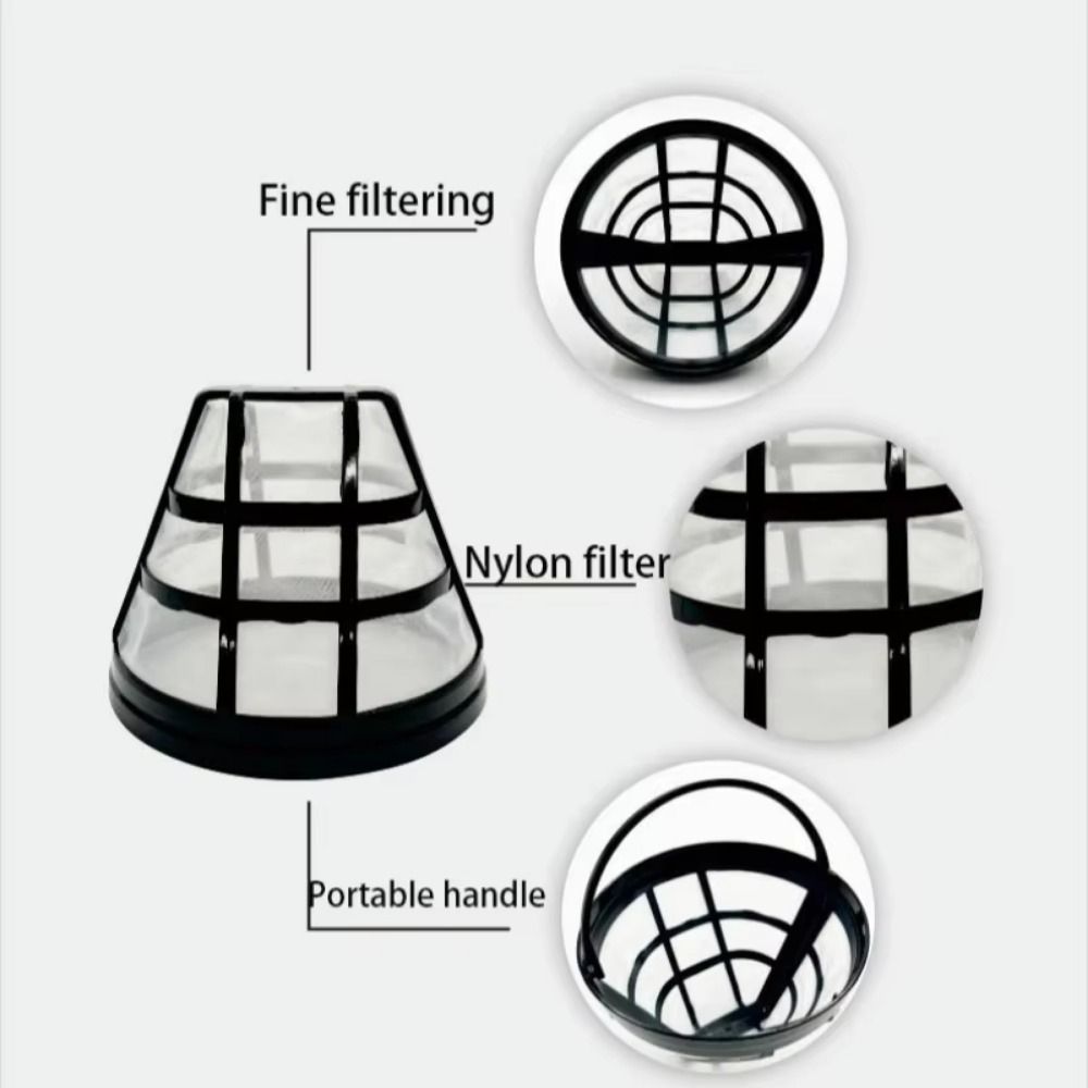 Paper Basket Mesh - 4Pcs With Handle Coffee Mesh Filters