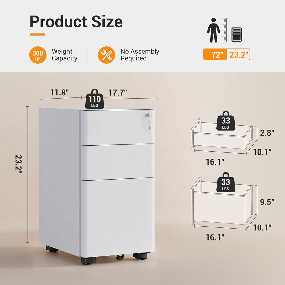 3 Der ile Cabinet on Wheels, u - огляд і ціна Office Furniture Filing Cabinets