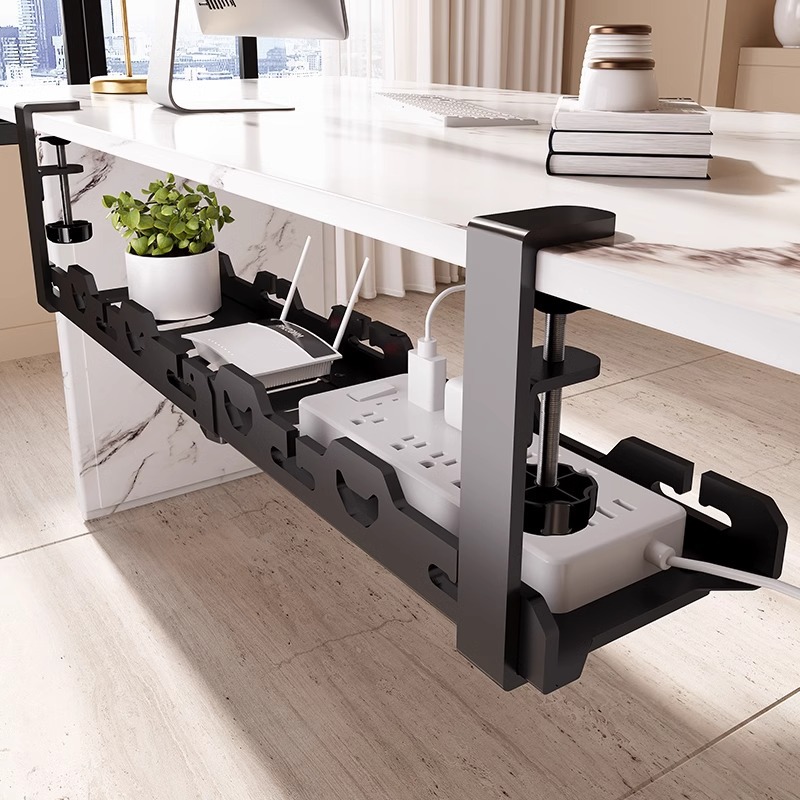 Telescopic Under Table Storage - огляд і ціна Cable Tray Under Desk