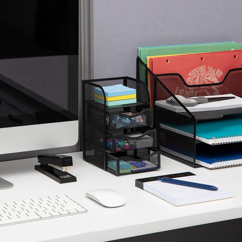 Desktop Accessory Storage with - огляд і ціна Paper Basket Mesh