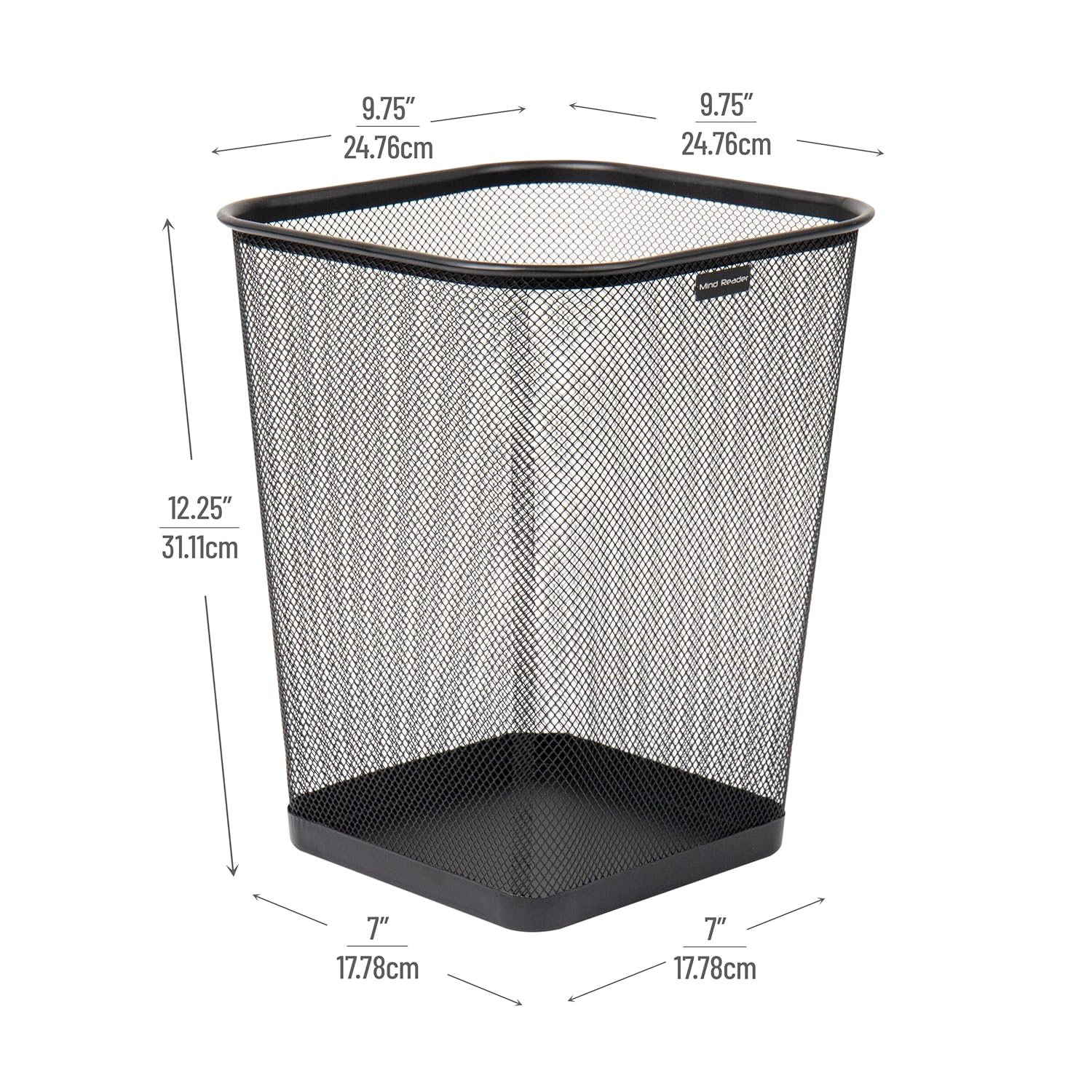 Mind Reader Mesh Trash Can, Wa - огляд і ціна Paper Basket Mesh