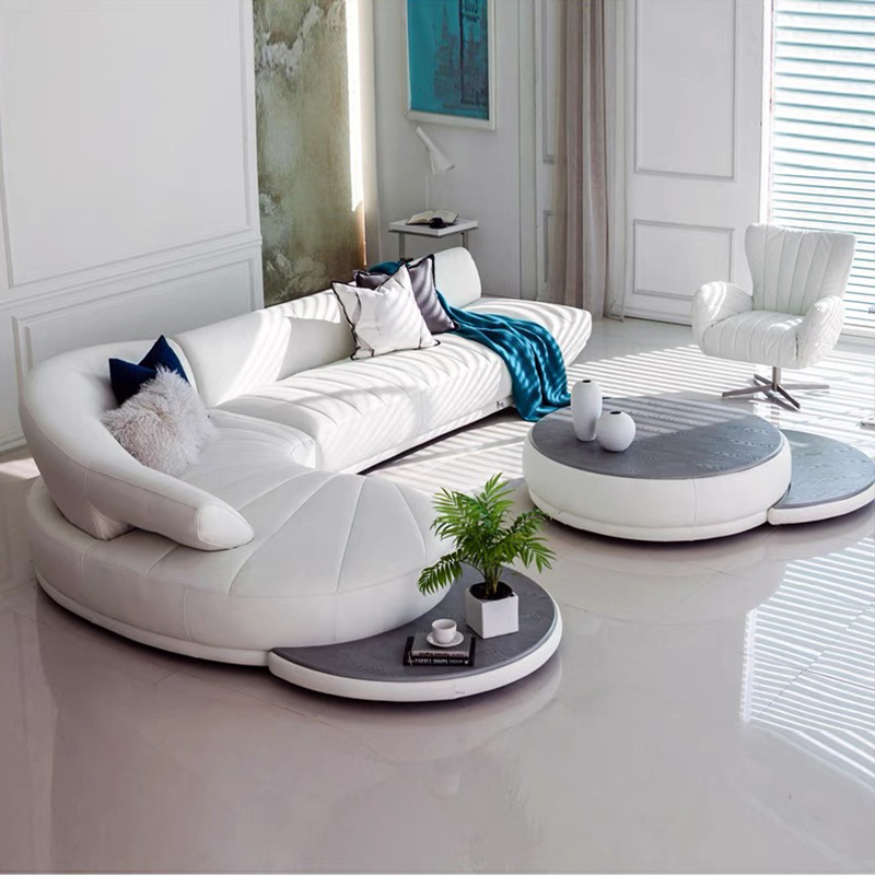 Italian light luxury living ro - огляд і ціна Office Furniture First