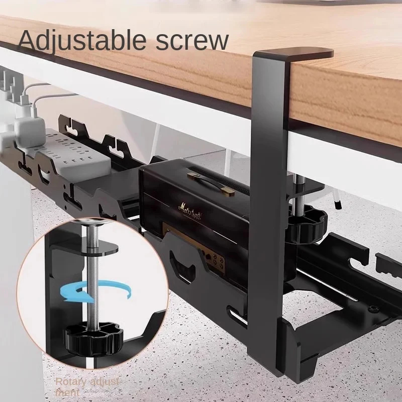 Under Table Telescopic Storage - огляд і ціна Cable Tray Under Desk