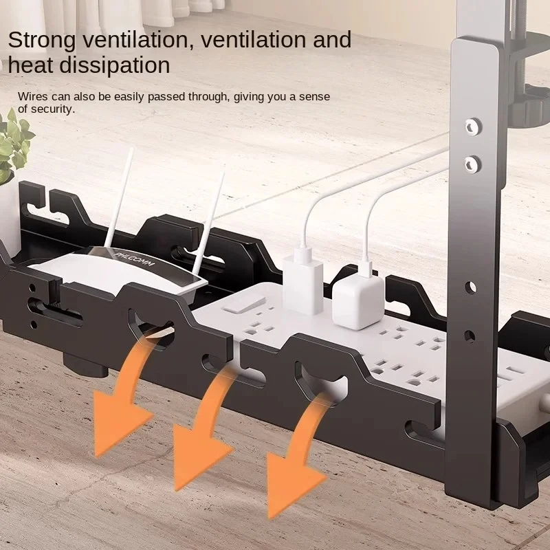 Under Table Telescopic Storage - огляд і ціна Cable Tray Under Desk