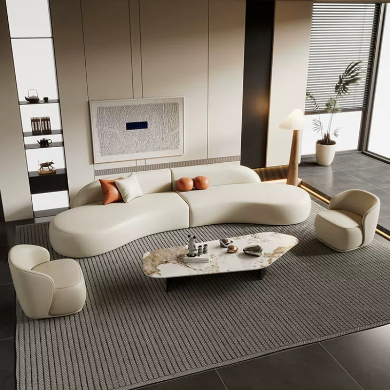 Italian Luxury Curved Sofa Mod - огляд і ціна Office Furniture Luxury