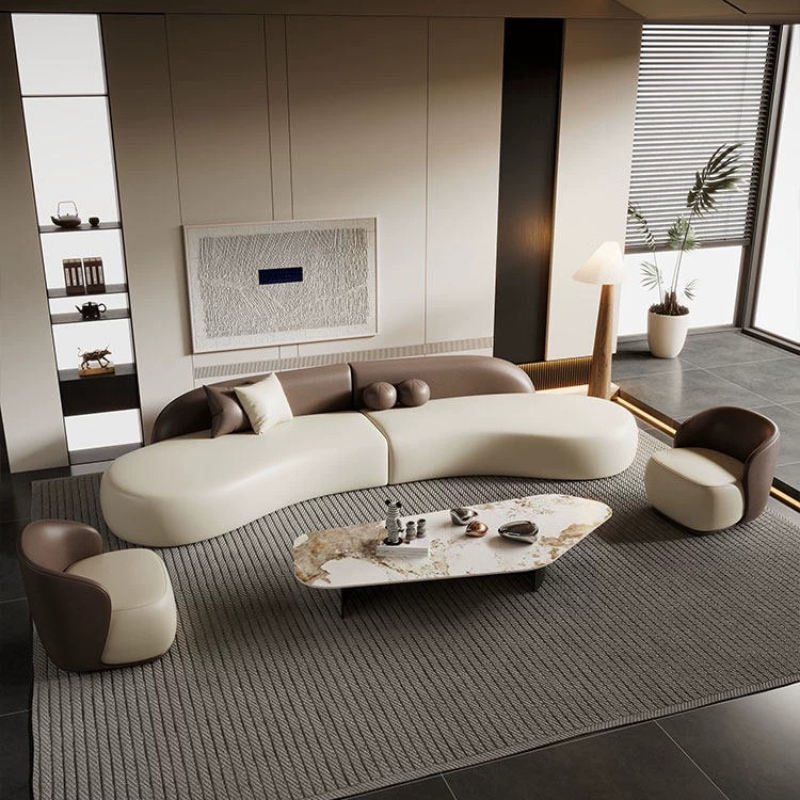 Italian Luxury Curved Sofa Mod - огляд і ціна Office Furniture Luxury