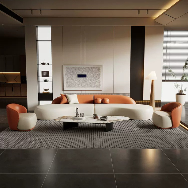 Italian Luxury Curved Sofa Mod - огляд і ціна Office Furniture Luxury