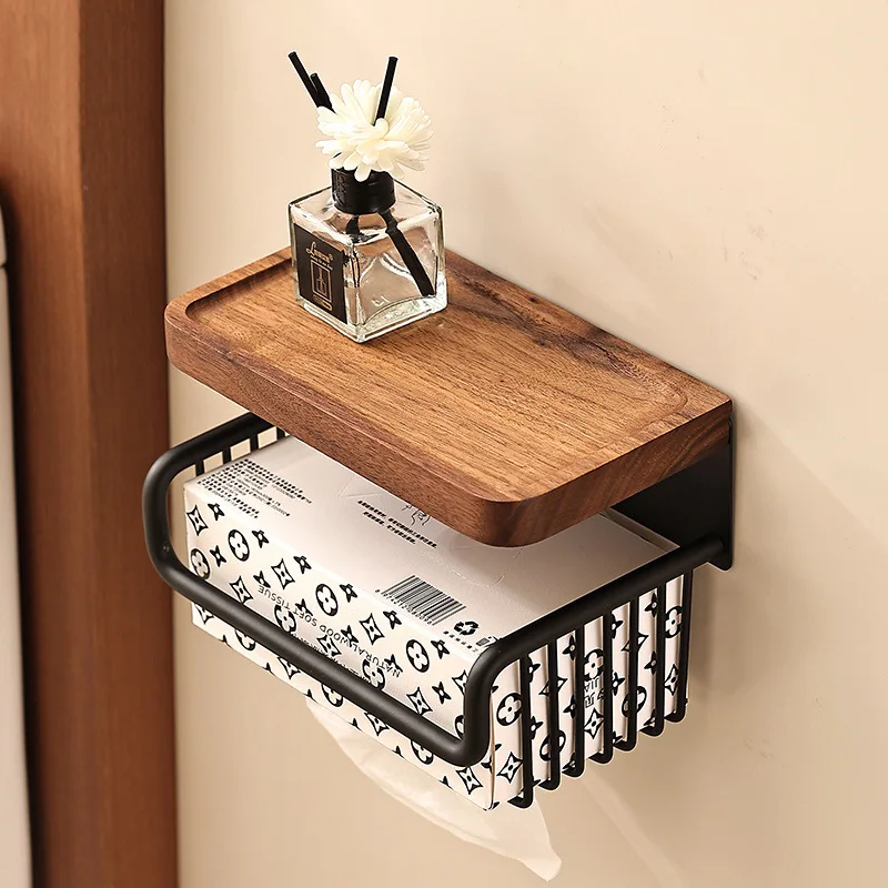 Walnut paper towel holder bath - огляд і ціна Paper Basket Mesh