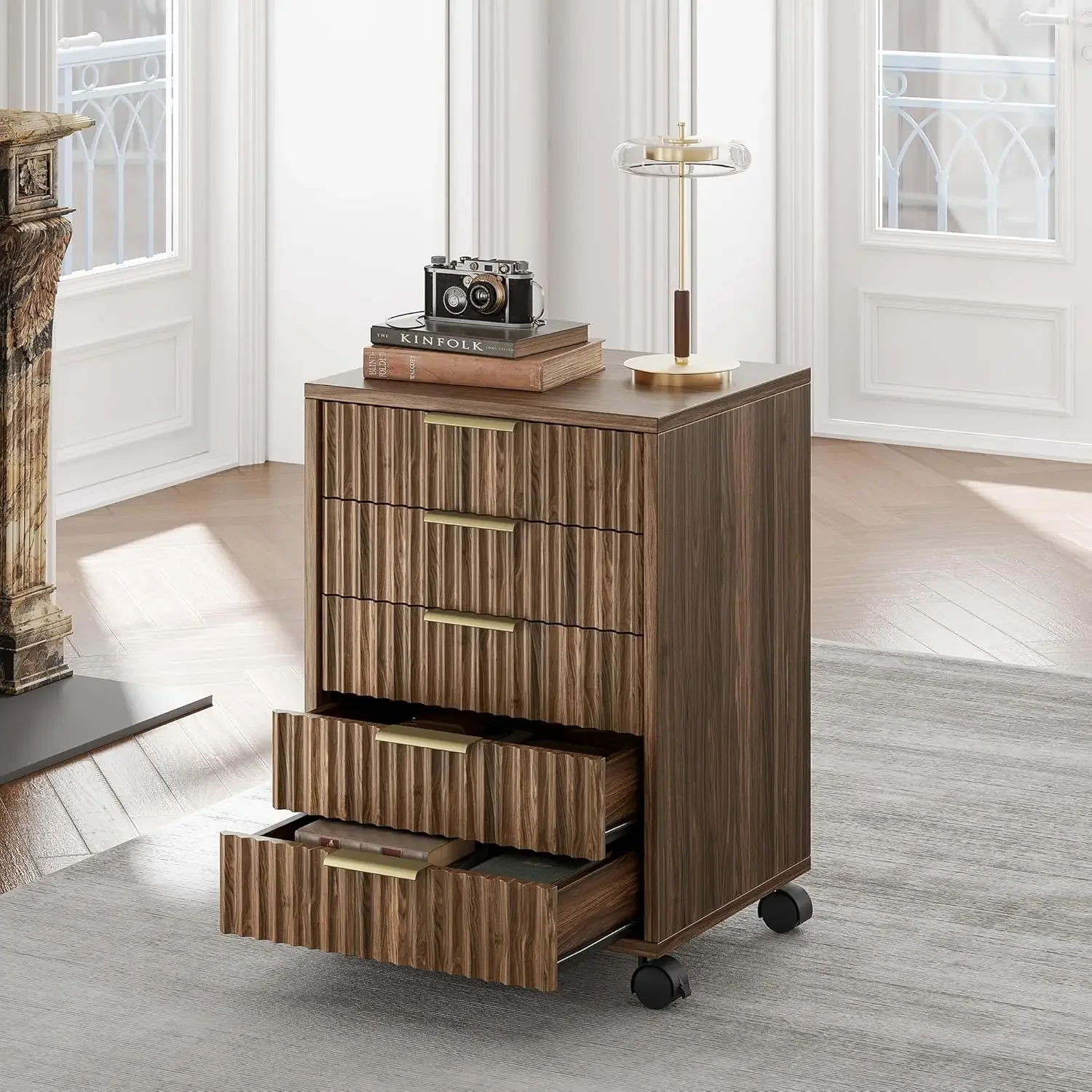 5 Drawer Chest, Under Desk Sto - огляд і ціна Office Furniture Filing Cabinets