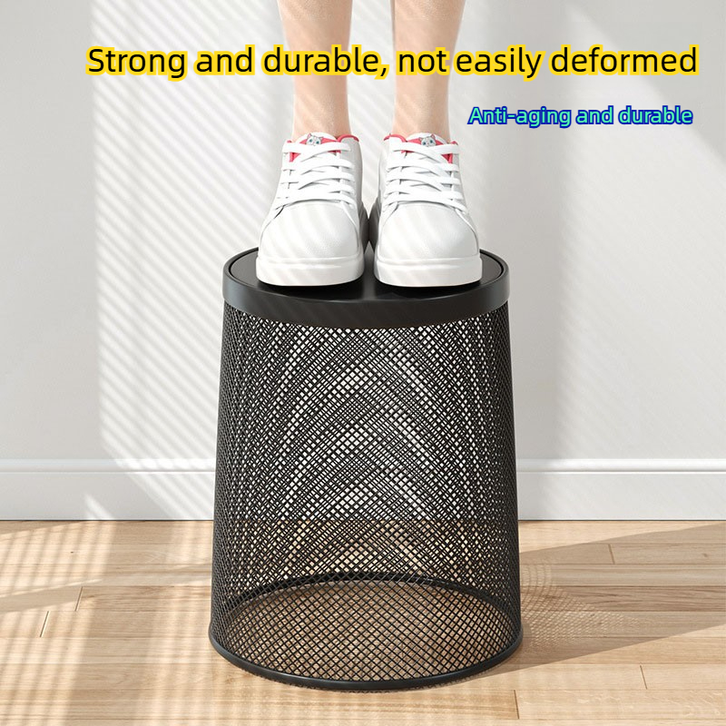 9L Large Black Metal Mesh Tras - огляд і ціна Paper Basket Mesh