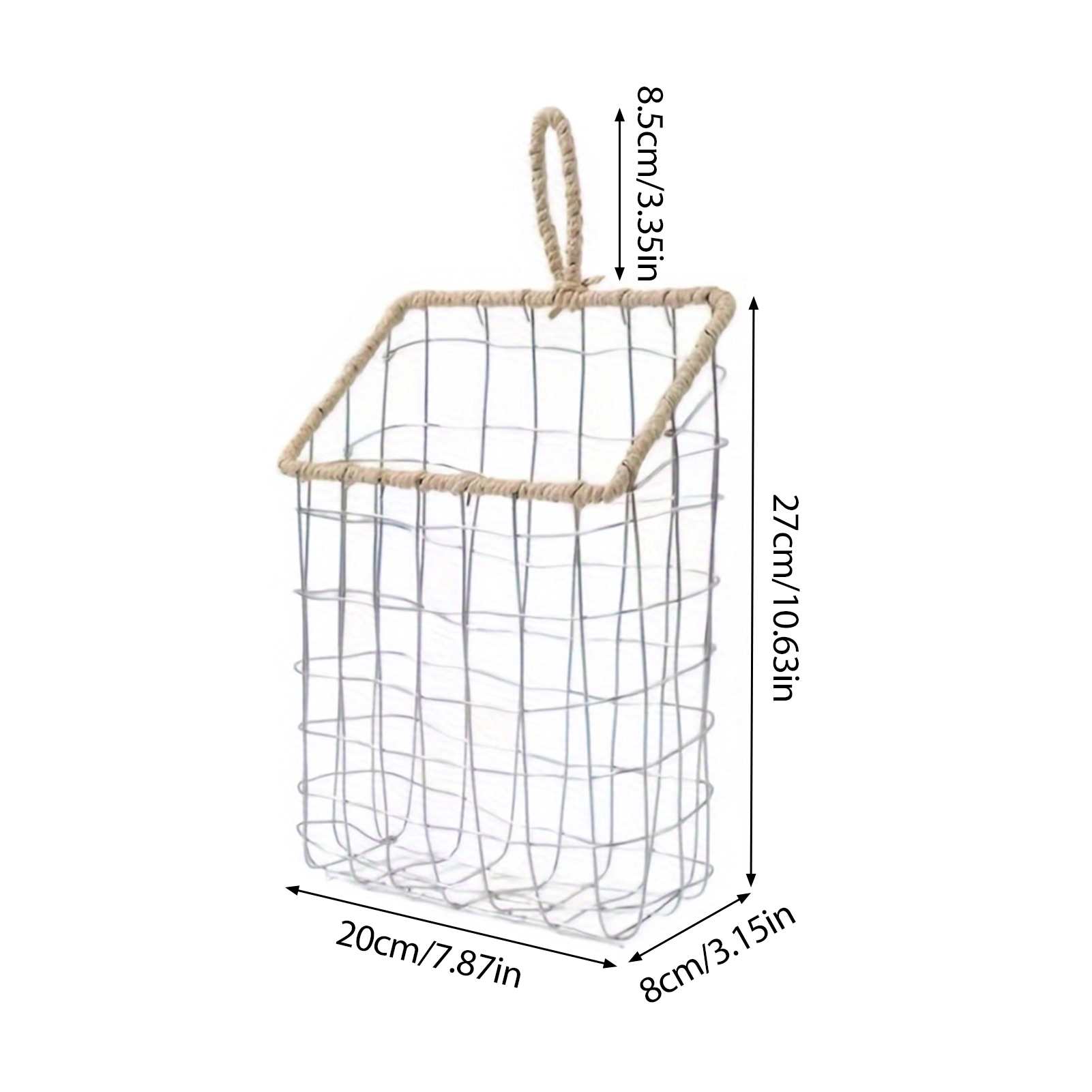 Metal Wire Hanging Basket Larg - огляд і ціна Paper Basket Mesh
